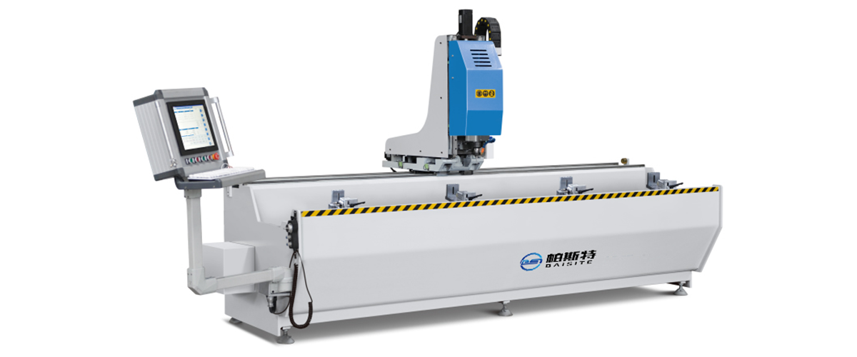 Алюминиевый профиль CNC бурения и фрезерной обработки центра LXF3-CNC-1200